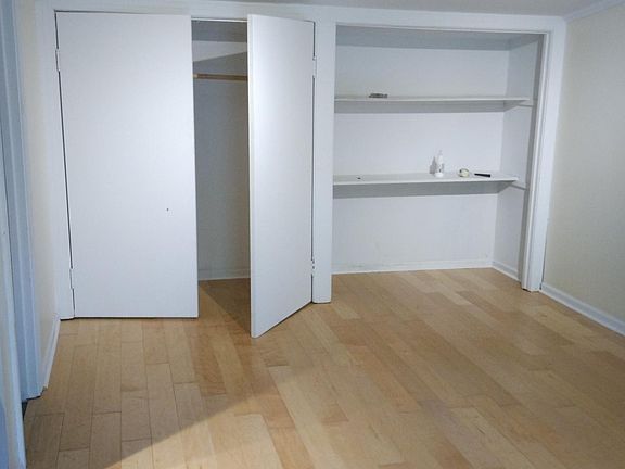 Closet and shelving