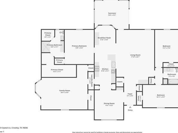 813 Crystal Ln, Crowley, TX 76036
