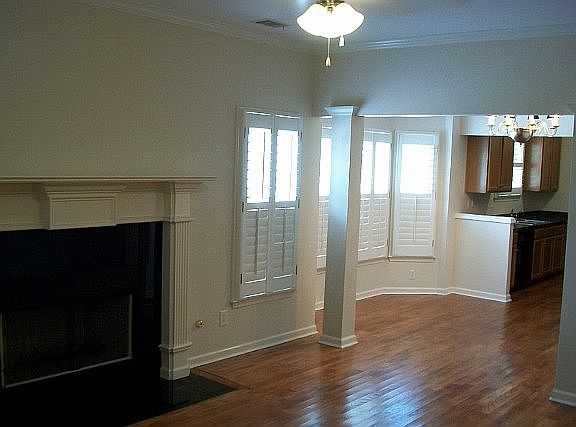 Living Room & Fireplace