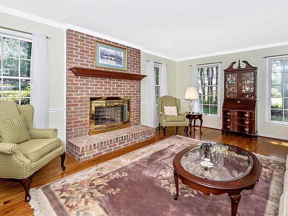 19' 8" x 13' 3" Living rm. Wood burning Fireplace