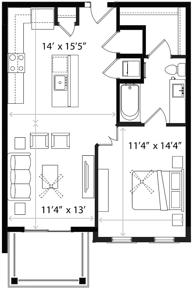 Floor plan Thompson