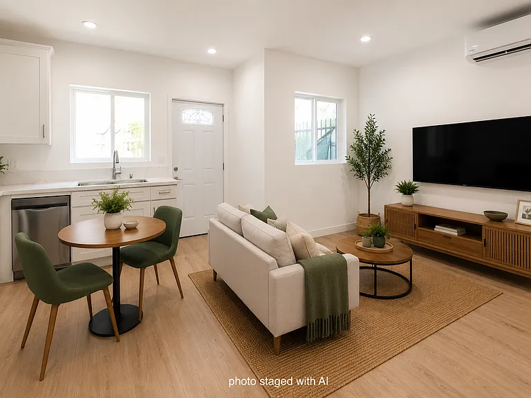 Staged interior