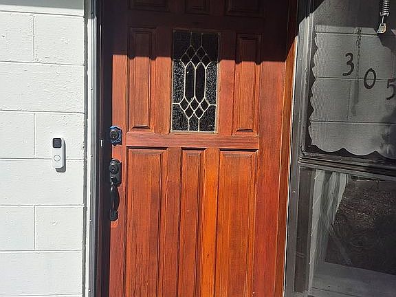 Solid wood/w glass
