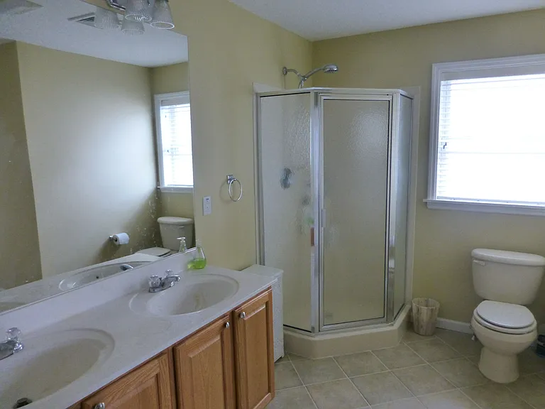master bathroom on second floor