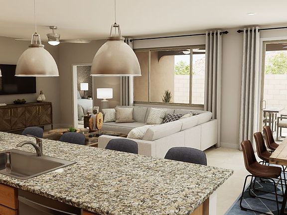 Plan 4501 Open Concept Virtual Rendering