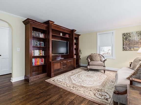 Gleaming hardwood floors