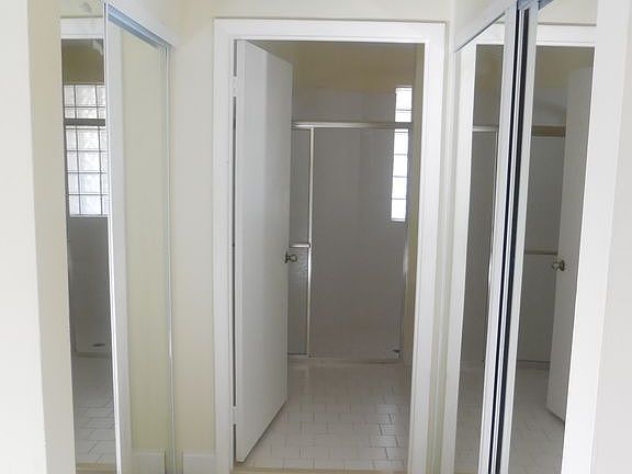 Walkway to master bathroom