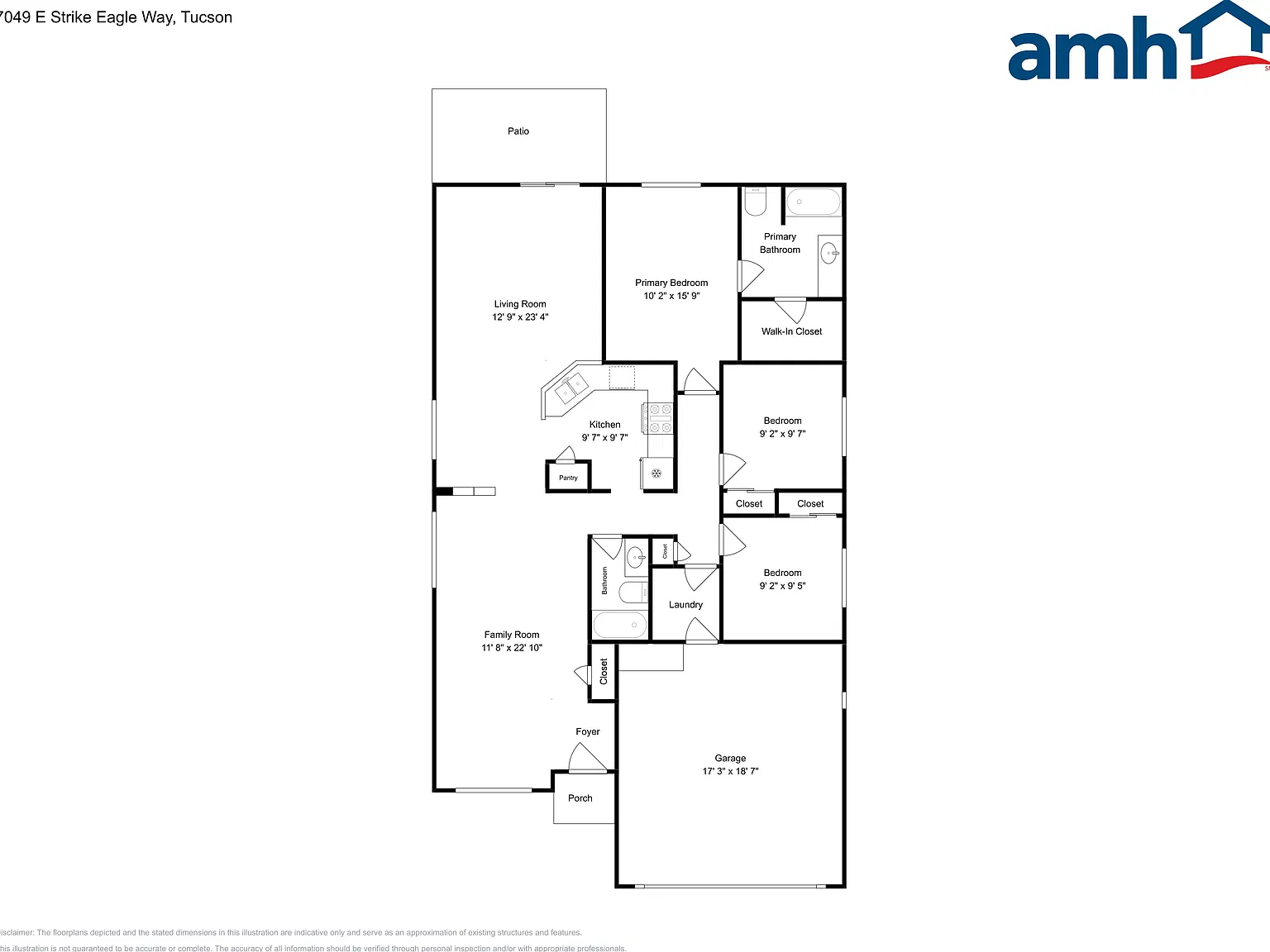 3 bed, 2.0 bath, 1495 sqft, $1,815 — Photo 2
