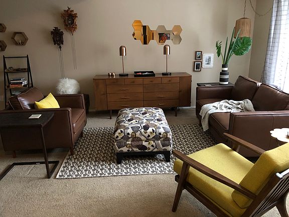 (Staged) Living room.