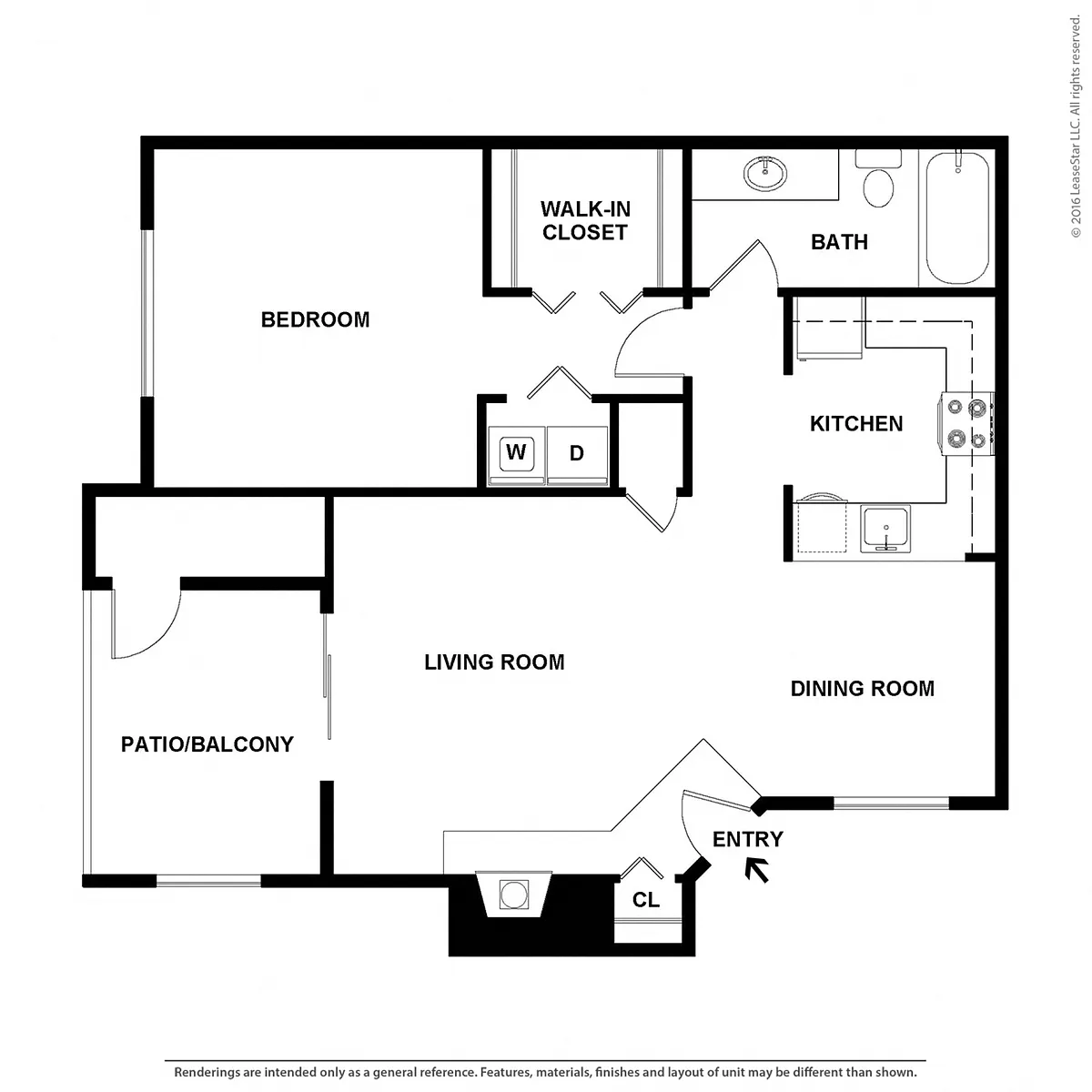 Floor plan 1X1
