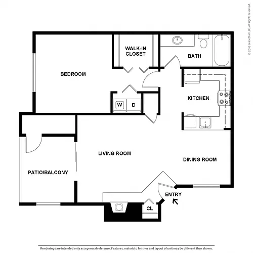 Floor plan 1X1