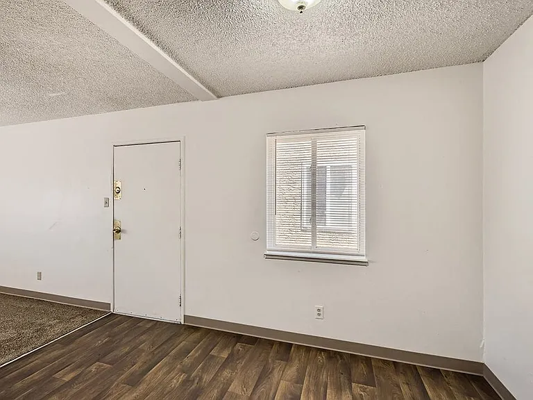 Apartment Entry Way with Wood Style Flooring