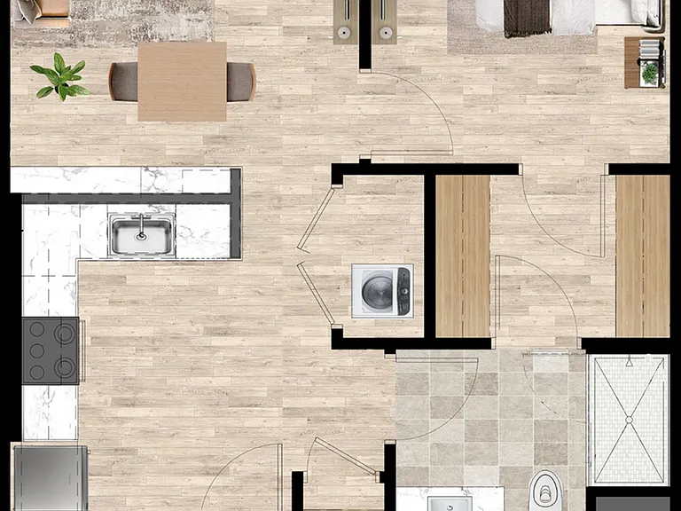 A6 - One Bedroom A6 - One Bedroom