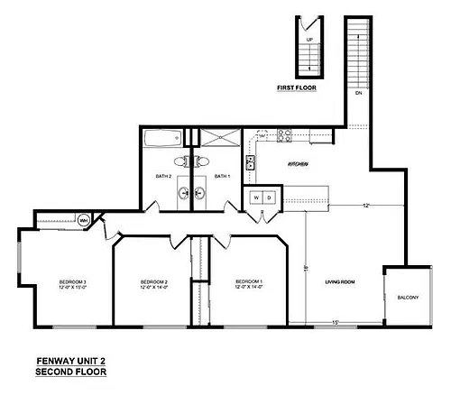 Floor plan 3x2A