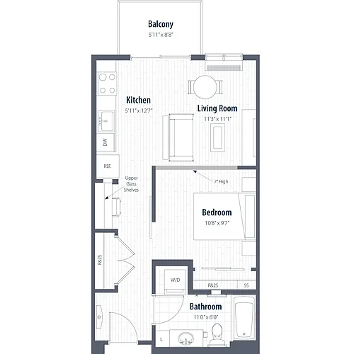 Floor plan Roseau
