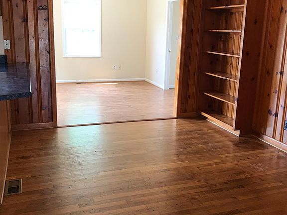 Dining room looking into Den area