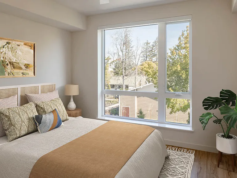 Bedroom with Hard Surface Flooring