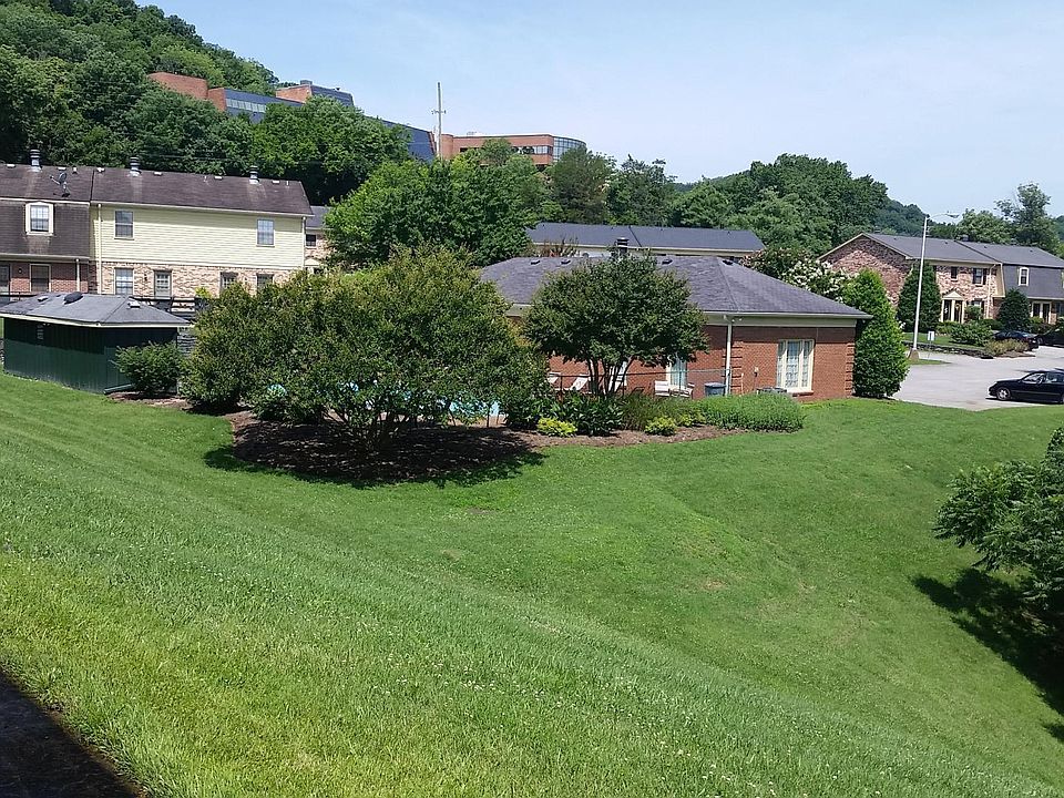 View from the back door. The pool and clubhouse are very close.