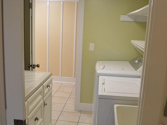 Looking into laundry room from kitchen