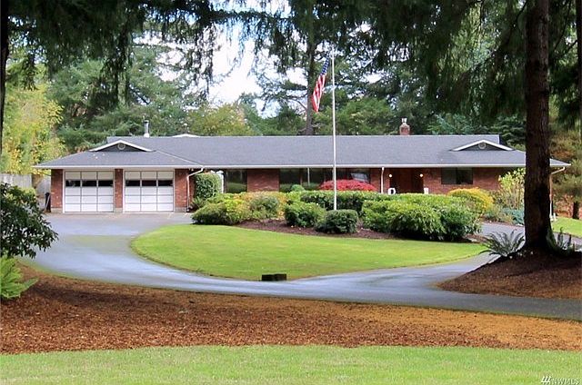 Impressive Property in the City of Olympia.  1.77 Acres, 2600+ SF traditional brick rambler, HUGE shop and more.