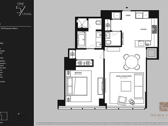 2nd image of 157 W 57th St APT 37D