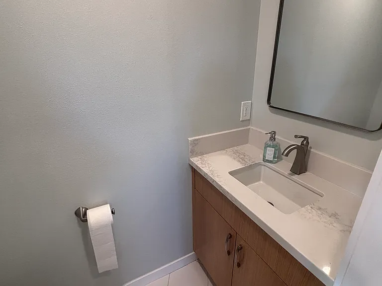 Downstairs half bath