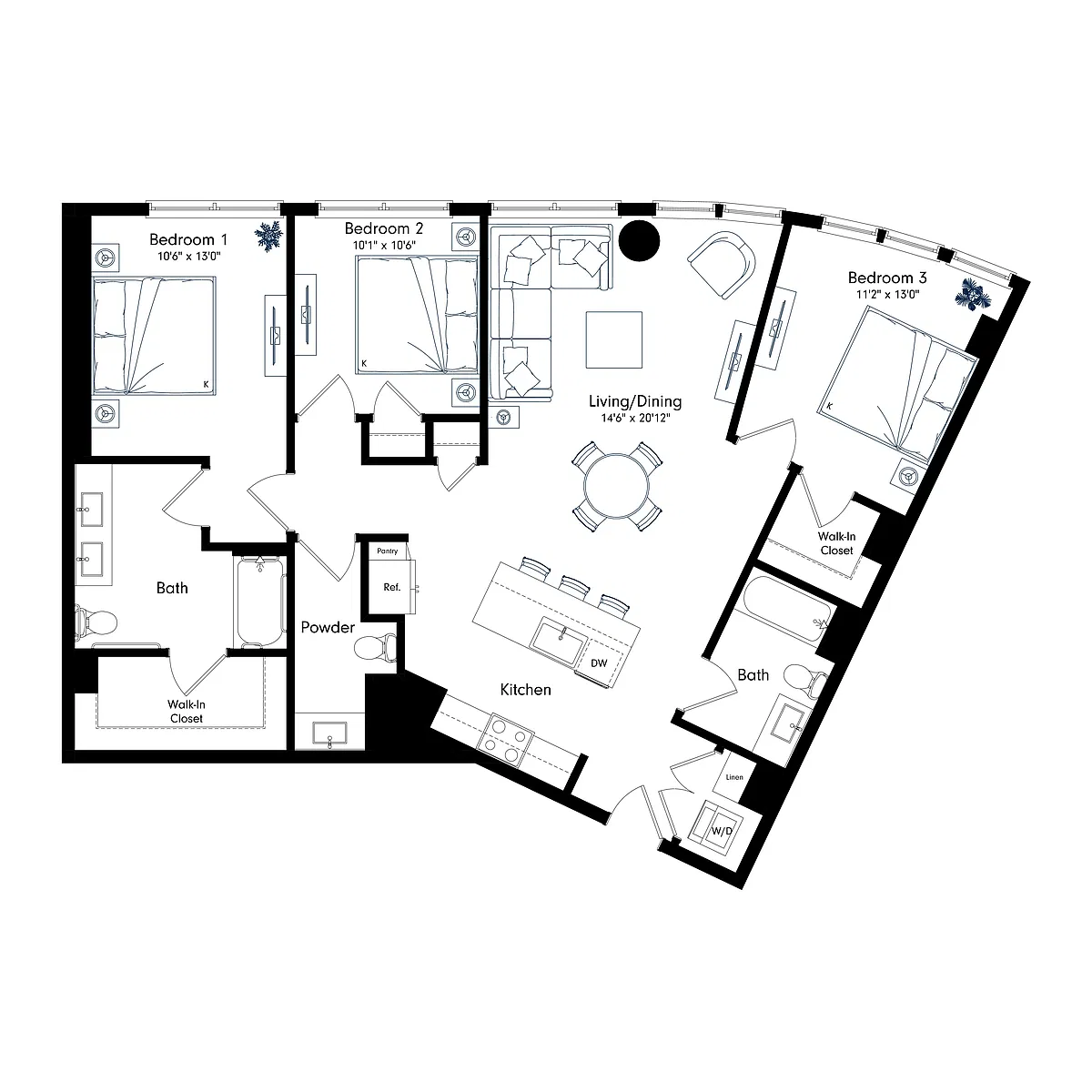 Floor plan C1