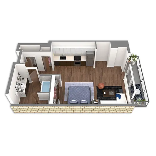 Floor plan Wallowa