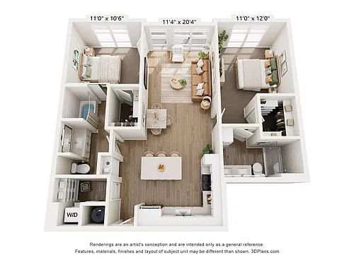 Floor plan B3
