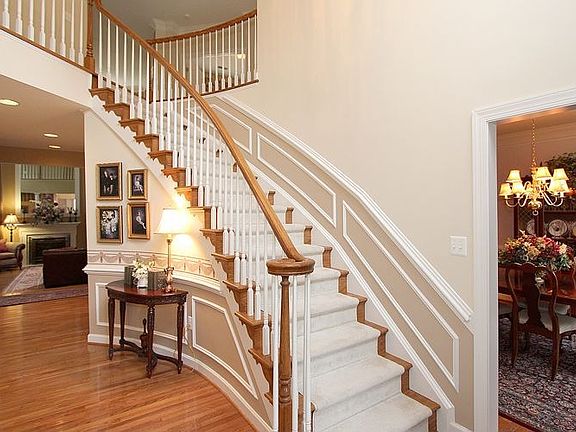 Enter into 2-story foyer with hardwoods