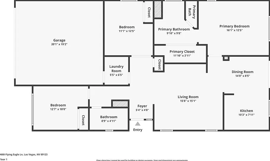 3 bed, 2.0 bath, 1305 sqft, $1,980 — Photo 2