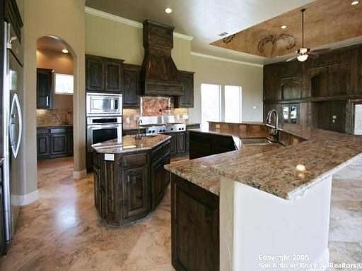 Detail of the Granite Kitchen