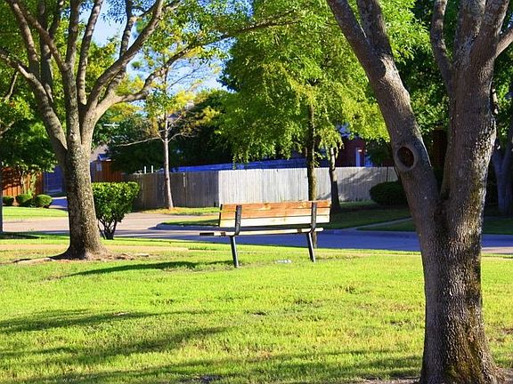 Quiet Greenbelt across the street