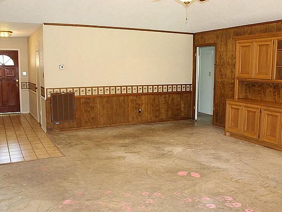 Living room and front door entry