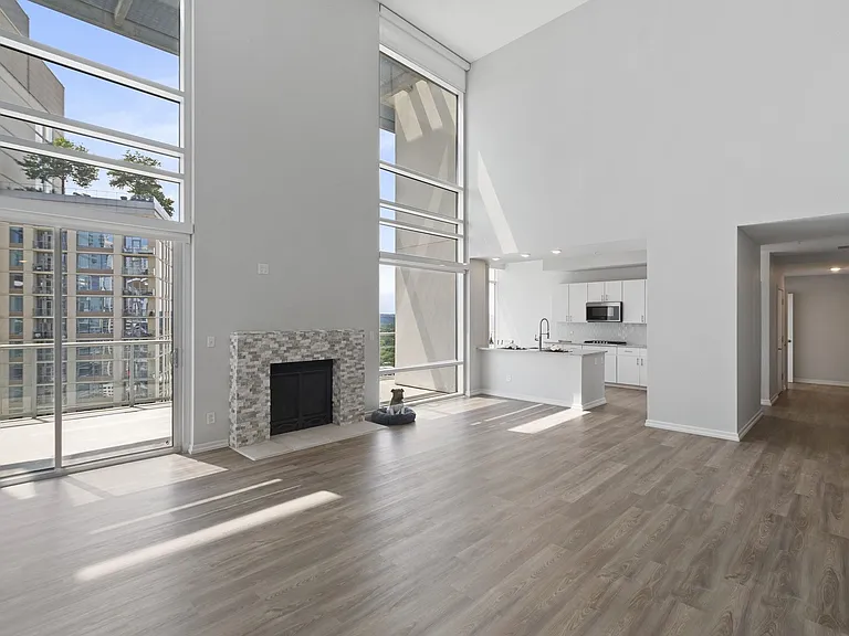 Enjoy the expansive views from your floor to ceiling windows