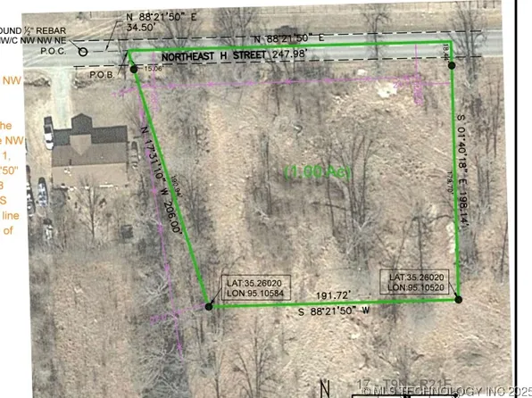 NE H St, Stigler, OK 74462