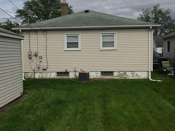 Back yard and house