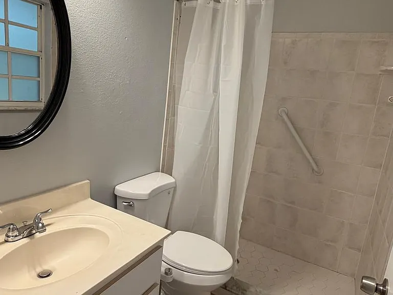 Master bathroom with walk in shower
