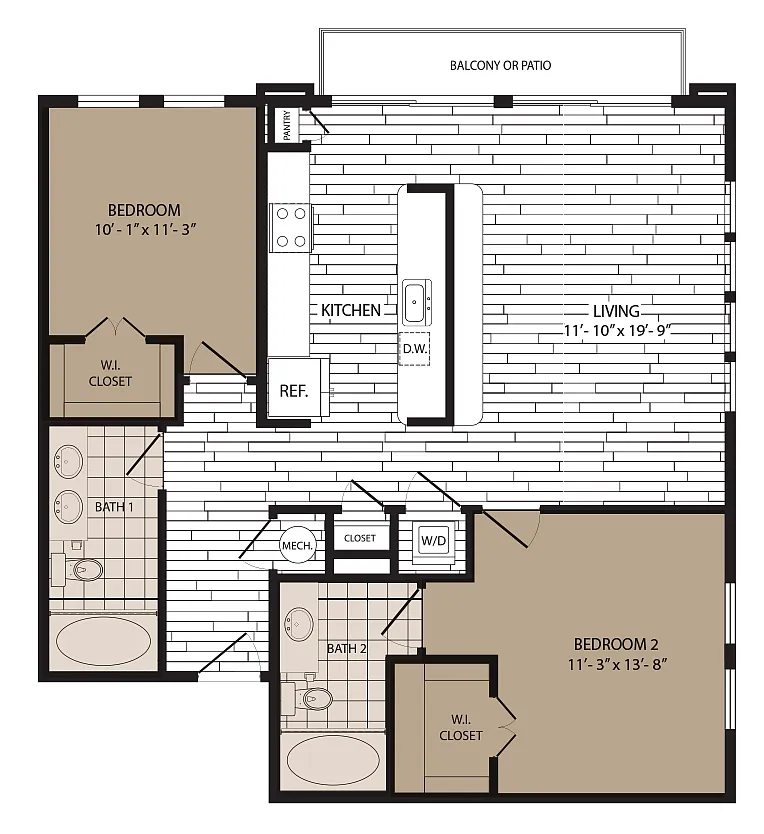 Floor plan B2 Essential Housing
