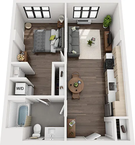 Floor plan 1 Bedroom I