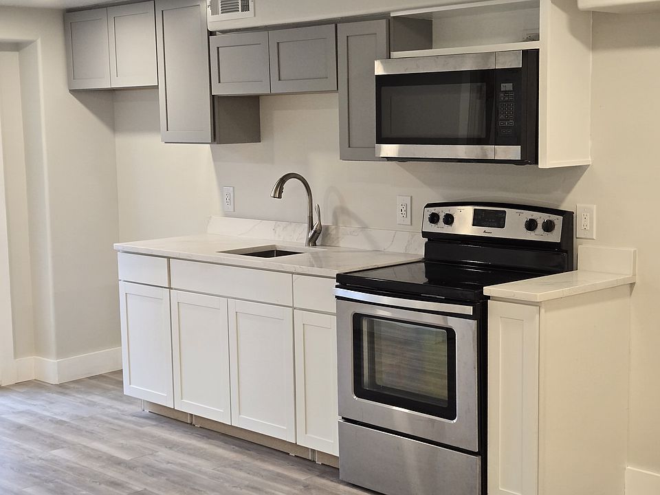 Kitchen area in suite