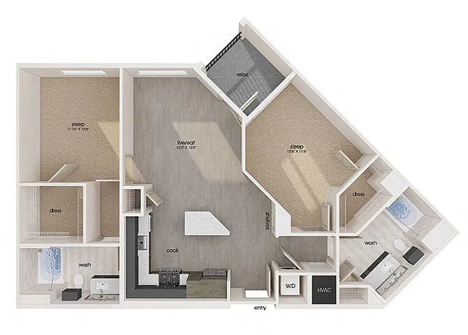 Floor plan Verismo-B1