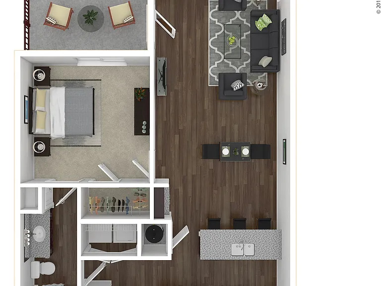 A4 3D Floor Plan A4 3D Floor Plan