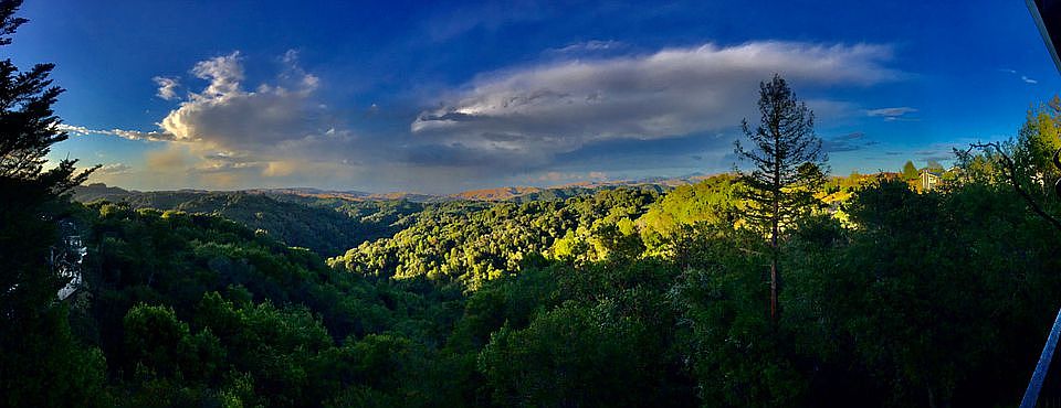 Sunset from our balcony