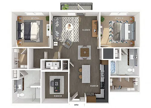 Floor plan B02D