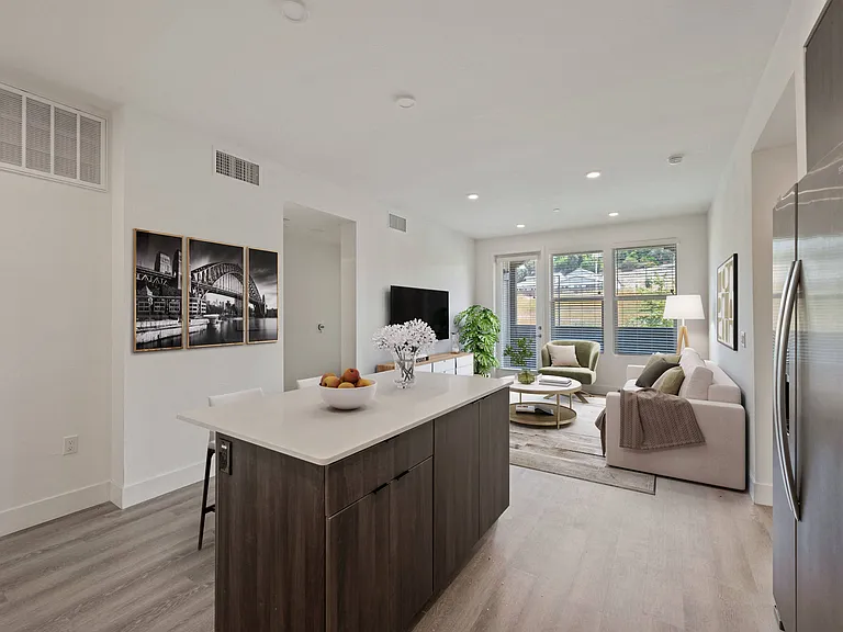 Create culinary masterpieces in our chef-inspired kitchens, featuring designer finishes and stainless steel appliances.
