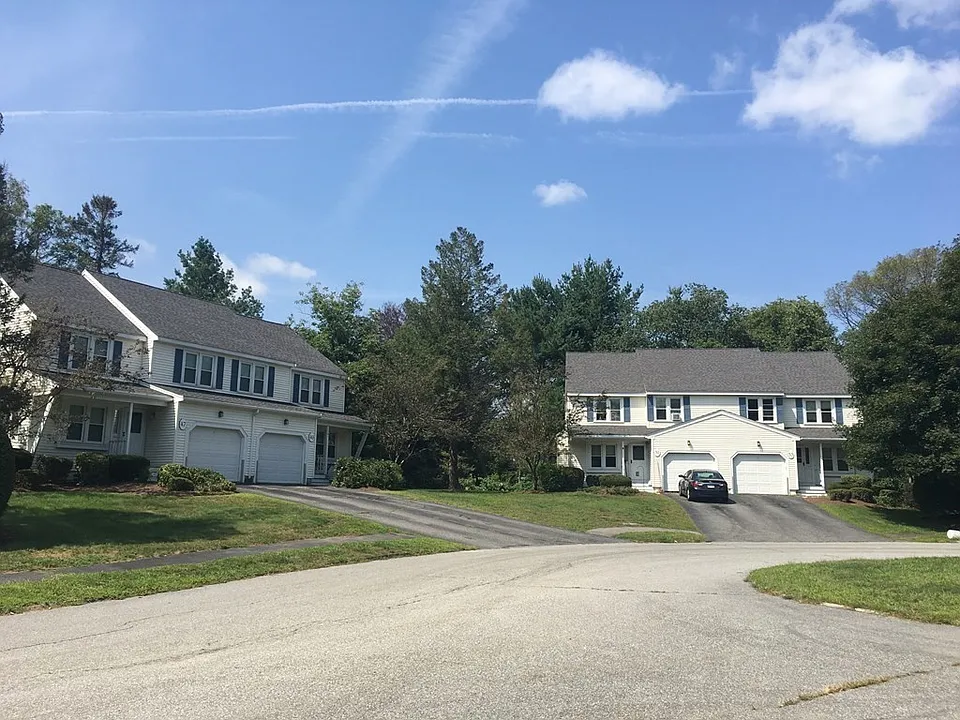 Assabet Drive town homes are at the end of a quiet cul-de-sac.
