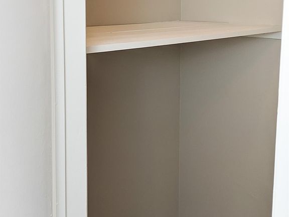 Walk-in storage closet