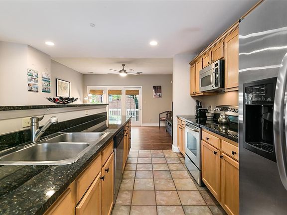 Tons of cabinet space and great flow for entertaining.
