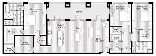 Floor plan PH C1